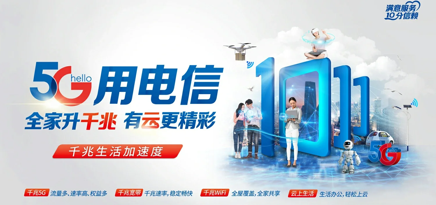 中国电信 鹰手营子矿区电信宽带 宽带套餐